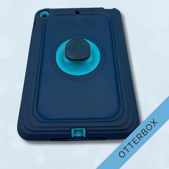 OtterBox Defender Case for iPad Mini | Blue & Aqua | Heavy-Duty Protective Shell - Picture 1 of 4